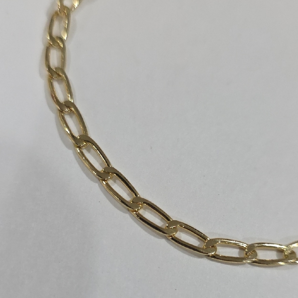 Gold Link Chain Anklet – Classic Elegant Women’s Fashion Ankle Bracelet Jewelry - Picture 4 of 8